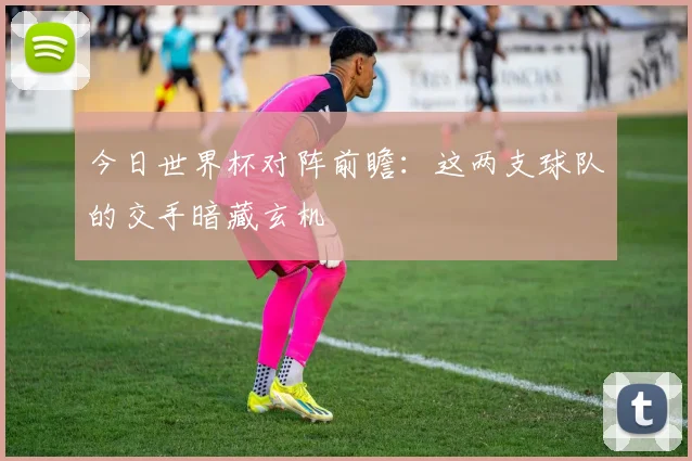 今日世界杯对阵前瞻：这两支球队的交手暗藏玄机