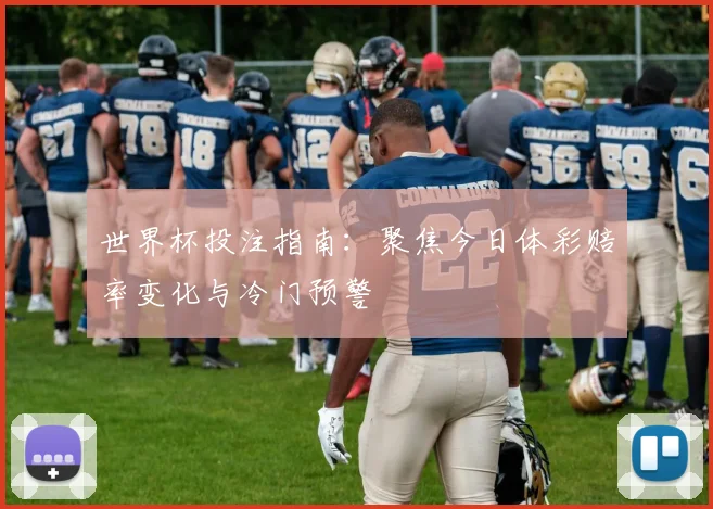 世界杯投注指南：聚焦今日体彩赔率变化与冷门预警